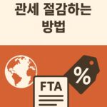 FTA 활용으로 관세절감에대한 그림입니다.