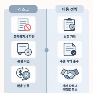 리스크의 종류를 그림으로 표현